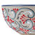 Servierschale aus Keramik, 'Colibri' - Servierschale aus Keramik mit Kolibri-Motiv