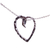 Sterling silver pendant necklace, 'Love of My Soul' - Sterling Silver Hammered Heart Pendant Necklace from Mexico (image 2b) thumbail