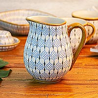 Ceramic pitcher, Web of Dew