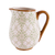 Ceramic pitcher, 'Flourish in Green' - Artisan Crafted Ceramic Pitcher from Mexico