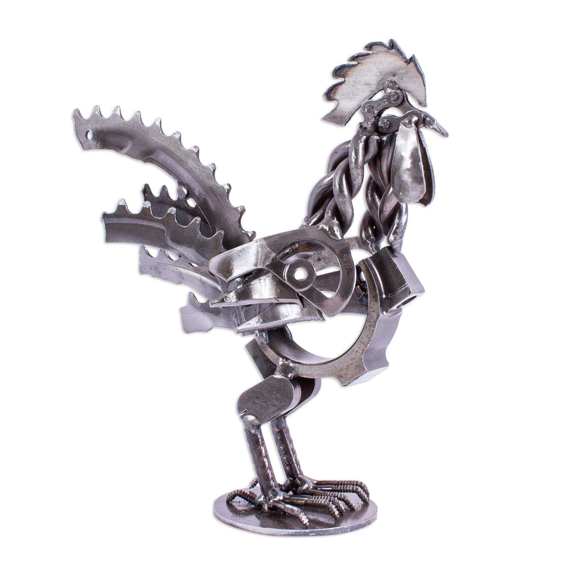 winkel Slepen In tegenspraak UNICEF Market | Recycled Auto Parts Shark Sculpture from Mexico - Shiny  Rooster