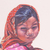 'Little Basket Vendor' (2021) - Signed and Framed Portrait of a Tarahumara Girl from Mexico (image 2b) thumbail