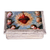 Decoupage jewelry box, 'Sacred Heart' - Decoupage Jewelry Box with Sacred Heart from Mexico