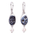 Cultured pearl dangle earrings, 'Miracle Pearls' - Taxco Silver and Cultured Pearl Dangle Earrings from Mexico thumbail