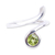 Peridot wrap ring, 'Elora' - 925 Sterling Silver and Peridot Wrap Ring from Mexico (image 2a) thumbail