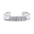 Sterling silver cuff bracelet, 'Buddha's Advice' - Buddha Thoughts Sterling Silver Cuff Bracelet from Taxco (image 2a) thumbail