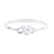 Sterling silver bangle bracelet, 'Taxco Love Knot' - Romantic Sterling Silver Bangle Bracelet (image 2a) thumbail