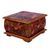 Decoupage wood decorative box, 'Birds of Tonala' - Hand Crafted Decorative Decoupage Box