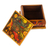 Decoupage wood decorative box, 'Birds of Tonala' - Hand Crafted Decorative Decoupage Box