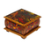 Decoupage wood decorative box, 'Birds of Tonala' - Hand Crafted Decorative Decoupage Box