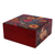Decoupage wood decorative box, 'Tonala Fauna' - Folk Art Decoupage Decorative Box (image 2e) thumbail