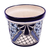 Maceta de cerámica - Maceta pequeña de cerámica cobalto (6,25 pulgadas de diámetro)