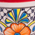 Keramik-Blumentopf, (4,7 Zoll Durchmesser) - Keramik-Blumentopf im Talavera-Stil (4,7 Zoll Durchmesser)