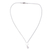 Cultured pearl pendant necklace, 'Clover and Pearl' - Silver & Cultured Pearl Clover Pendant Necklace from Mexico (image 2c) thumbail