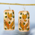 Kupfer-Ohrringe, 'Jasmine Butterflies', baumelnd - Reclaimed Copper Schmetterlinge Motiv Ohrringe aus Mexiko