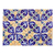 Decorative ceramic tiles, 'Colorful Fans' (set of 12) - Handmade Talavera-Style Tiles (Set of 12) thumbail