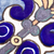 Decorative ceramic tiles, 'Colorful Fans' (set of 12) - Handmade Talavera-Style Tiles (Set of 12)
