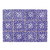 Azulejos cerámicos decorativos, 'Blue Floral Fiesta' (juego de 12) - Azulejos estilo Talavera Cobalto (juego de 12)