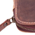 Leather travel folio, 'On the Move' - Brown Leather Tablet and Travel Case (image 2f) thumbail