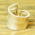 Sterling silver wrap ring, 'Mirror's Reflection' - Wide Silver Wrap Ring (image 2b) thumbail
