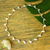 Halskette aus Sterlingsilber - Taxco Silber geformte Tropfen-Statement-Halskette aus Mexiko