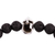 Men's lava stone and sterling silver beaded bracelet, 'Spartan' - Sterling and Lava Stone Men's Bracelet