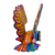 Wood alebrije sculpture, 'Ocotlan Owl' - Multicolored Owl Alebrije (image 2d) thumbail