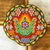 Wanddekoration aus Perlen – Handgefertigte mexikanische Huichol-Nierika-Peyute- und Maisperlenarbeit