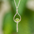 Peridot pendant necklace, 'Swing Time' - Pendant Necklace with Peridot thumbail