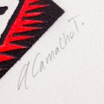 Linoleum block print, 'Mockingbird' - Original Lino Block Print