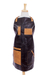 Faux leather utility apron, 'Well-Suited' - Handcrafted Faux Leather Utility Apron (image 2a) thumbail