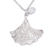 Sterling silver filigree pendant necklace, 'Delicate Dimensions' - Filigree Necklace in Sterling Silver