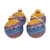 Wood alebrije ornaments, 'Oaxacan Christmas' (set of 4) - Hand Painted Wood Ornaments (Set of 4) thumbail