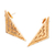 Gold plated drop earrings, 'ChenteÃ±os Diamond' - Oaxacan 14k Gold Plated Earrings (image 2a) thumbail