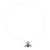 Amethyst and cultured pearl pendant necklace, 'Bright Flight' - Cultured Pearl and Amethyst Pendant Necklace (image 2b) thumbail