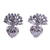 Sterling silver drop earrings, 'Root of Life' (.8 inch) - Cactus Motif Drop Earrings (.8 inch) thumbail