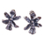 Sterling silver drop earrings, 'Venus Flower' - Handmade Flower Drop Earrings thumbail