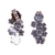 Sterling silver drop earrings, 'Flower Parade' - Floral Sterling Silver Earrings (image 2b) thumbail