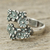 Sterling silver wrap ring, 'Flower Parade' - Floral Sterling Wrap Ring (image 2b) thumbail