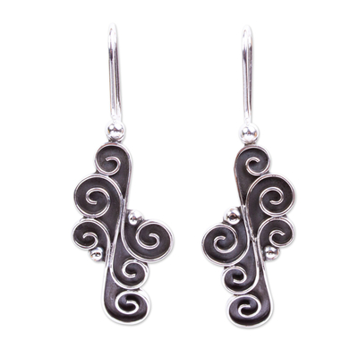 Sterling silver dangle earrings, 'Iconic Taxco' - Taxco Sterling Silver Earrings