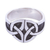 Sterling silver cocktail ring, 'Hopi Circle' - Taxco Sterling Silver Ring