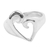 Sterling silver cocktail ring, 'Big Hearted' - Taxco Silver Heart Ring (image 2a) thumbail