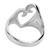 Sterling silver cocktail ring, 'Big Hearted' - Taxco Silver Heart Ring (image 2d) thumbail