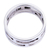 Men's sterling silver band ring, 'Open Lines' - Modern Men's Taxco Silver Ring (image 2c) thumbail
