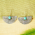 Turquoise dangle earrings, 'Road to Taxco' - Natural Turquoise Earrings (image 2b) thumbail