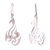 Sterling silver dangle earrings, 'Taxco Tribal' - Tattoo-Style Sterling Silver Earrings