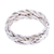 Sterling silver band ring, 'Distant Dreams' - Braided Sterling Silver Ring (image 2a) thumbail