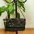 Leather shoulder bag, 'Graceful Garden' - Black Floral Shoulder Bag (image 2c) thumbail