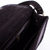 Leather shoulder bag, 'Graceful Garden' - Black Floral Shoulder Bag (image 2h) thumbail