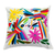 Cotton cushion cover, 'Multicolor Tenango' - Cotton Zippered Throw Pillow Cushion with Tenango Embroidery (image 2a) thumbail